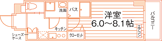 プリマシェルタ綱島間取り